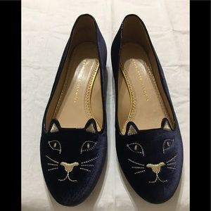 Charlotte Olympia Kitty Flats Size 40